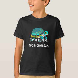 子供のための楽しいカメのTシャツ、ユニークでおしゃれ Tシャツ