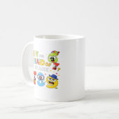 子供のための楽しい数学デザイン なぜ数字は怖がるのか コーヒーマグカップ (正面左)