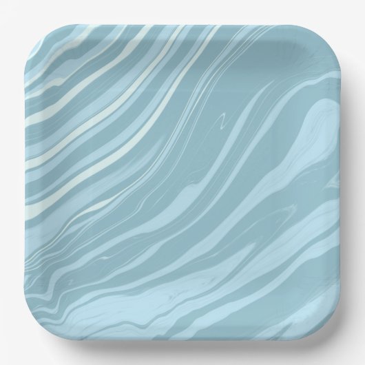 子供のための楽しい絵文字スクエアペーパープレート ペーパープレート (正面)