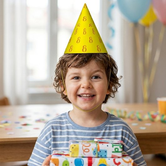 子供のための特別な８歳の誕生日パーティー帽子 パーティーハット