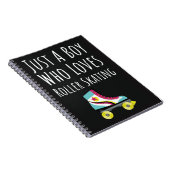 子供のための男子のためのローラースケートギフト デアリースケート ノートブック (右側)