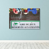 子供のための遊び場1リザーブオエンファントC キャンバスプリント (インサイチュ (ウッドフロア))