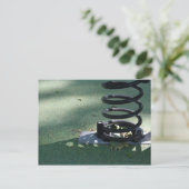 子供のための遊び場16メタル春はがき ポストカード (スタンド正面)