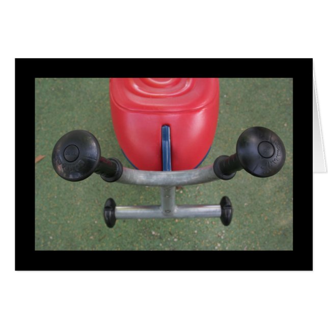 子供のための遊び場22赤いテーター – トッターカード (正面横)