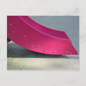 子供のための遊び場28赤いスライドポストカード ポストカード (正面)