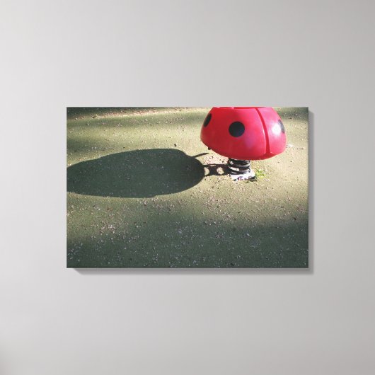 子供のための遊び場30 Ladybugロッキングキャンバス キャンバスプリント (正面)