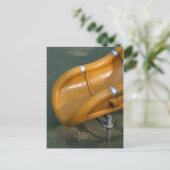 子供のための遊び場32黄色のスライド葉書 ポストカード (スタンド正面)