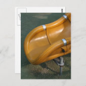 子供のための遊び場32黄色のスライド葉書 ポストカード (正面/裏面)