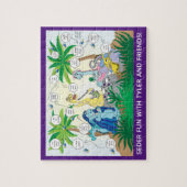 子供のための過越の子供の恐竜のシーダーパズル ジグソーパズル (縦)