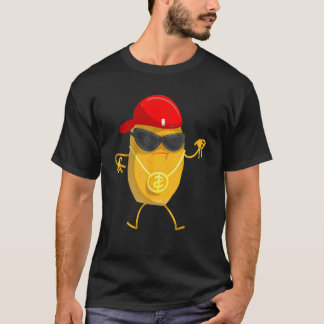 子供のための面白いチキンナゲットギフト クールギャングスターN Tシャツ