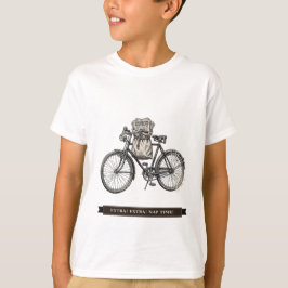 子供のための面白いペーパーボーイ "お昼寝の時間だよ" Tシャツ