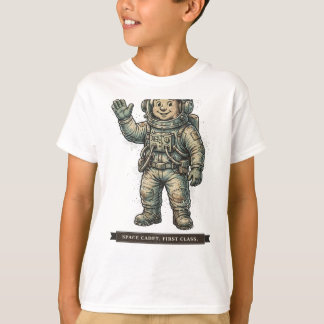 子供のための面白い宇宙飛行士 Tシャツ
