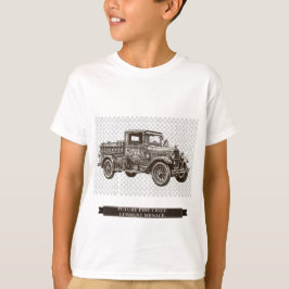 子供のための面白い消防車 Tシャツ