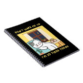 子供のための面白い猫のデザイン - 楽しいためのトレンディなデザイン ノートブック (右側)