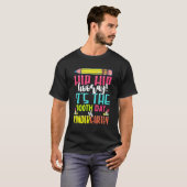 子供のための100日間の学校 女の子 男の子 幼稚園 Tシャツ (正面フル)
