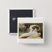 子供のためのWinslow's夫人のなだめるようなシロップ、 缶バッジ (正面&裏面)