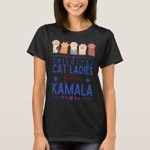 子供のないキャットレディーカマラハリスティムワルツ202 Tシャツ