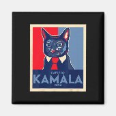 子供のないキャットレディ投票カマラハリス2024 1 マグネット (正面)