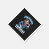 子供のない犬の女性がカマラ選挙投票2024 スタンダードカクテルナプキン (角)