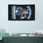 子供のない犬の女性がカマラ選挙投票2024 横断幕 (トレードショー)