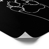 子供のない犬の女性が投票Kamala-harris 2024 3 ポスター (角)