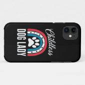 子供のない犬の女性選挙投票2024 Rainbow USA Case-Mate iPhoneケース (裏面(横))