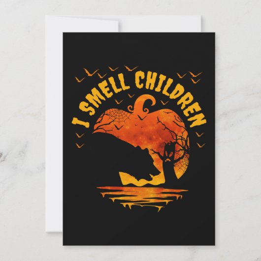 子供のにおいがする 招待状 (正面)