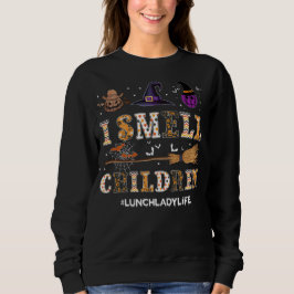 子供のにおいが気になるランチレディハロウィンTシャツ スウェットシャツ