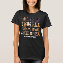 子供のにおいが気になるランチレディハロウィンTシャツ Tシャツ