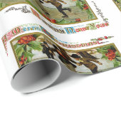 子供のアイスケティング ラッピングペーパー (ロールコーナー)