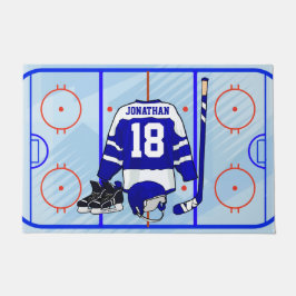 子供のアイスホッケーの寝室およびEnの続きのコレクション ドアマット