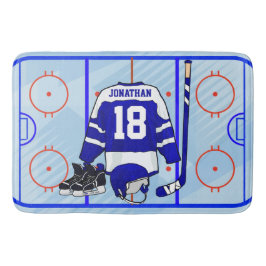 子供のアイスホッケーの寝室のコレクション1 バスマット