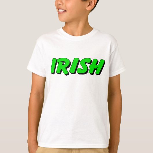 子供のアイルランドのシャツ Tシャツ (正面)