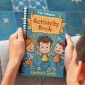 子供のアクティビティブック　カスタムネームスパイラルノートブック ノートブック