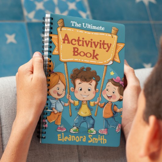 子供のアクティビティブック 私の名前のスパイラルノートブック ノートブック