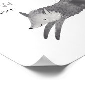 子供のアルファベットよくはしゃぐはウッドランドの森を持つ ポスター (角)