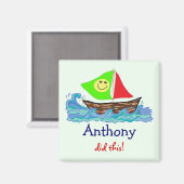 子供のアートワークのパーソナライズな磁石 マグネット (正面/裏面)