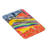 子供のアートワークの画像や写真 マグネット (右側)