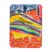 子供のアートワークの画像や写真 マグネット (縦)