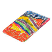 子供のアートワークの画像や写真 マグネット (左側)