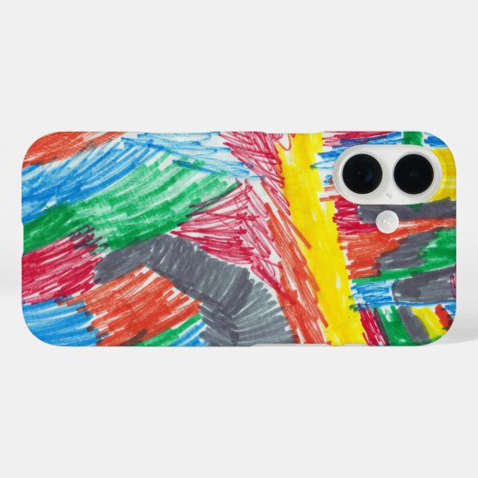 子供のアートワークの画像や写真 Case-Mate iPhoneケース (裏面 (横))