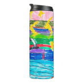 子供のアートワークまたは写真記念アート タンブラー (回転右)