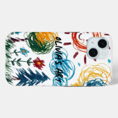 子供のアートワークをこのオブジェクトに追加 Case-Mate iPhoneケース (裏面 (横))