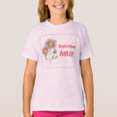 子供のアート えいりんぎ 9月の誕生日  Tシャツ (正面)