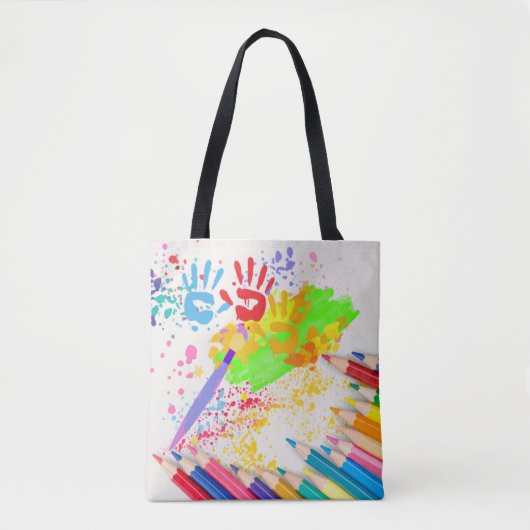 子供のアート トートバッグ (正面)