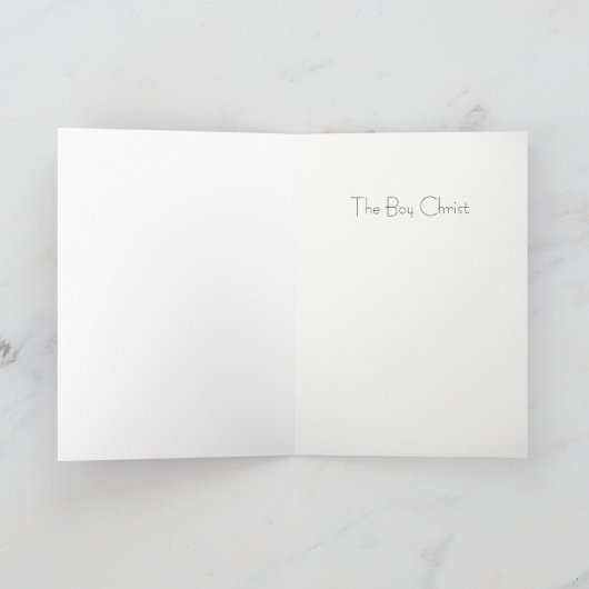 子供のイエス・キリストのヴィンテージのカトリック教カードおよびまれ カード (内部)