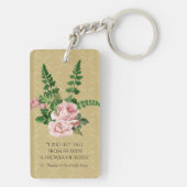 子供のイエス・キリストの宗教ヴィンテージのSt.テレーズ キーホルダー (裏面)