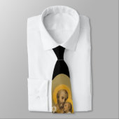 子供のイエス・キリストユリを持つセントジョーゼフ ネクタイ (タイ)