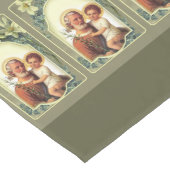 子供のイエス・キリストユリを持つセントジョーゼフ ロングテーブルランナー (コーナー)