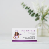 子供のイベントのパーティーのプランナーカードテンプレート 名刺 (スタンド正面)